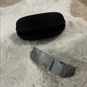 SHEIN Metallic Silver Sunglasses